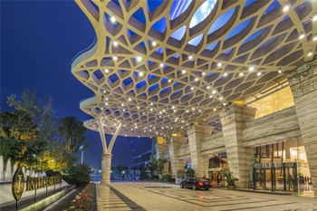 成都环球中心天堂洲际大饭店入口图片