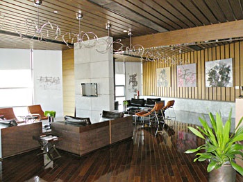 珠海中邦艺术酒店西餐厅休闲区