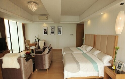 广州香雪国际酒店公寓豪华双床公寓