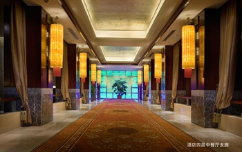 西安阳光国际大酒店中餐厅走廊